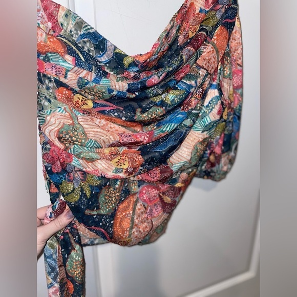 Amanda Uprichard Floral One-Shoulder Top Size Medium - Picture 11 of 12